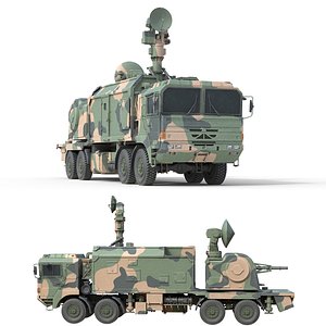 Self-propelled anti-aircraft gun LD 2000 3D model
