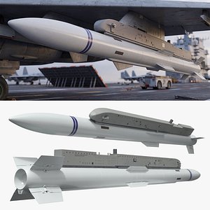 Long Range Air Combat Missile with LAU Launcher