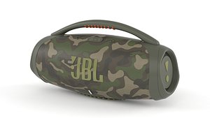 3D JBL Boombox model