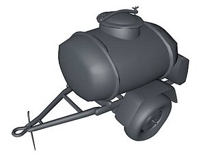 Low Poly Car Trailer