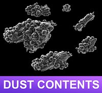 Dust allergic contents