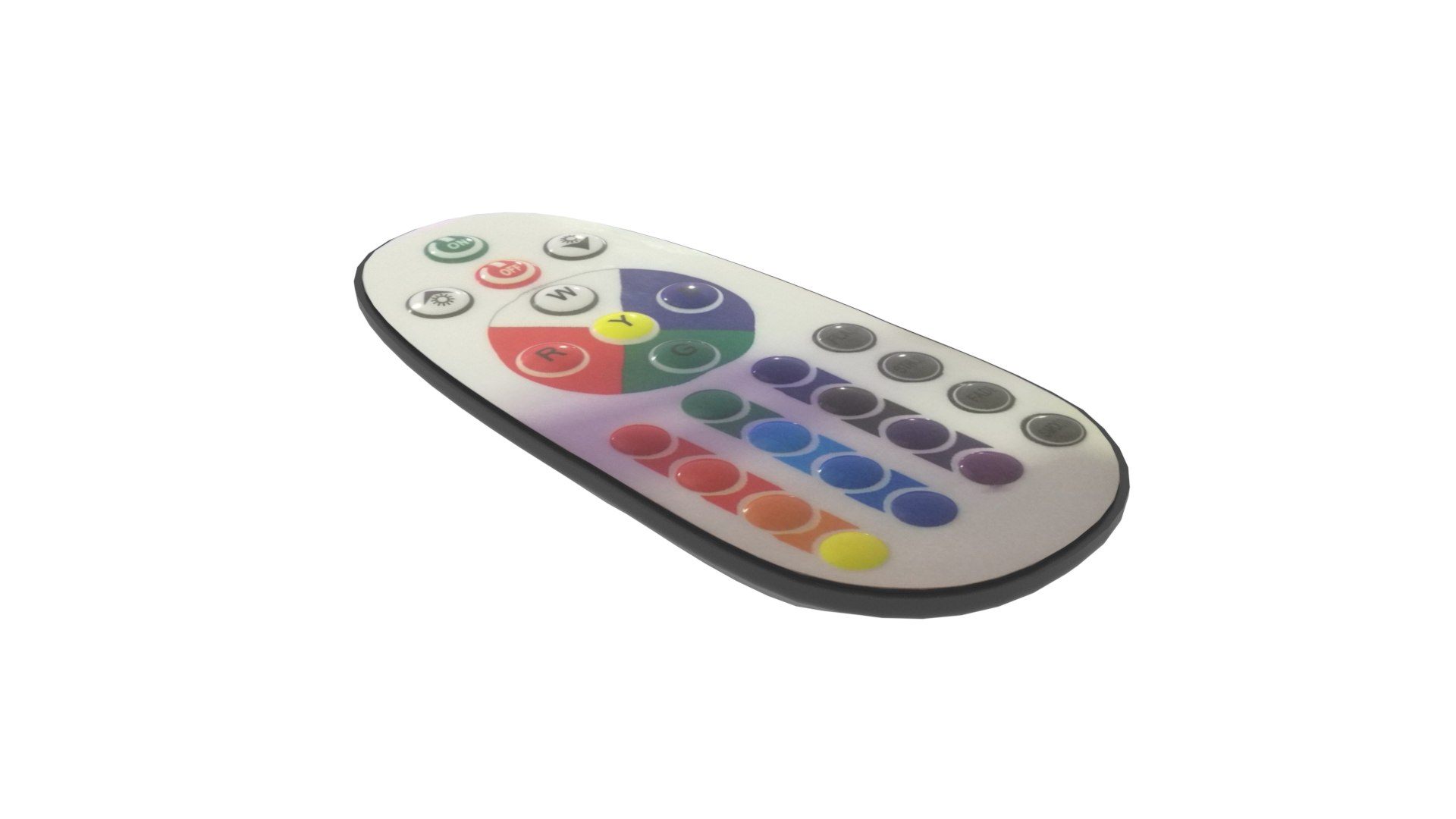 RGB Light Remote Control 3D model TurboSquid 1745679