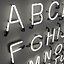 Neon Alphabet modular Light modelo 3D Modelo 3D