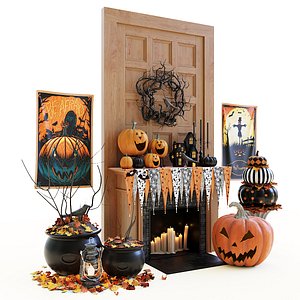 Halloween decor set