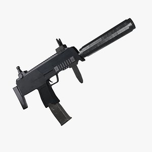 MP7 Submachine Gun 3D model