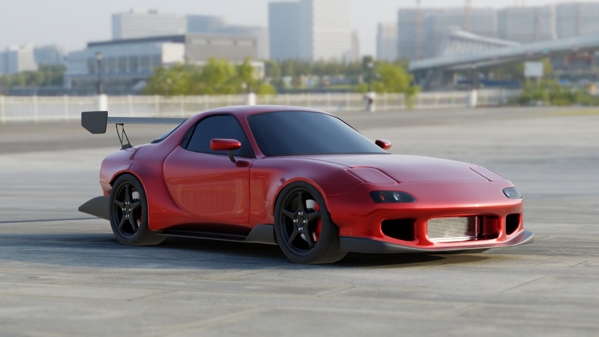 Toyota Supra MK4 Drift Tune - 3D Model by Naudaff3D