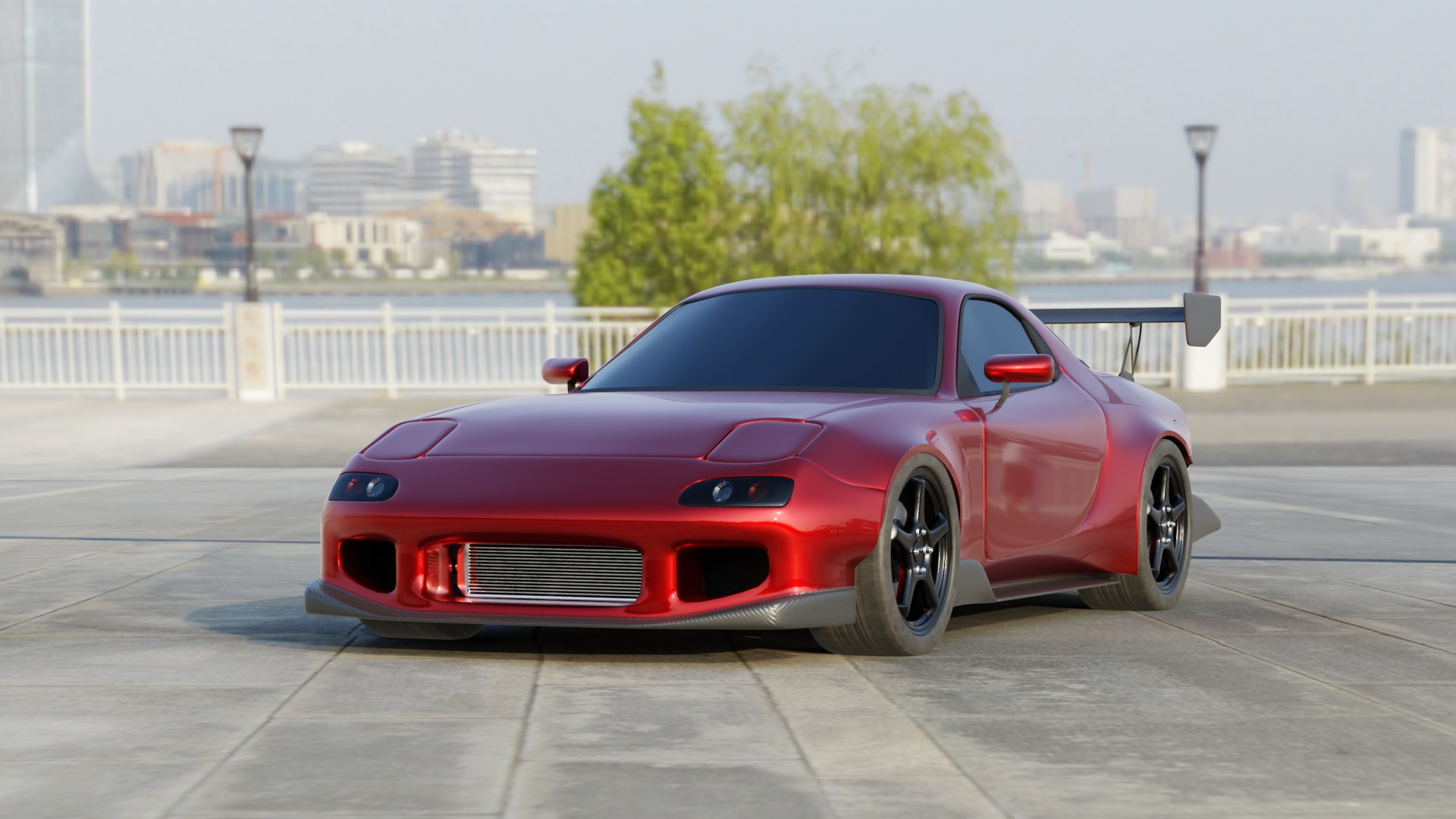 3D Mazda RX-7 Tuned Model - TurboSquid 2008325