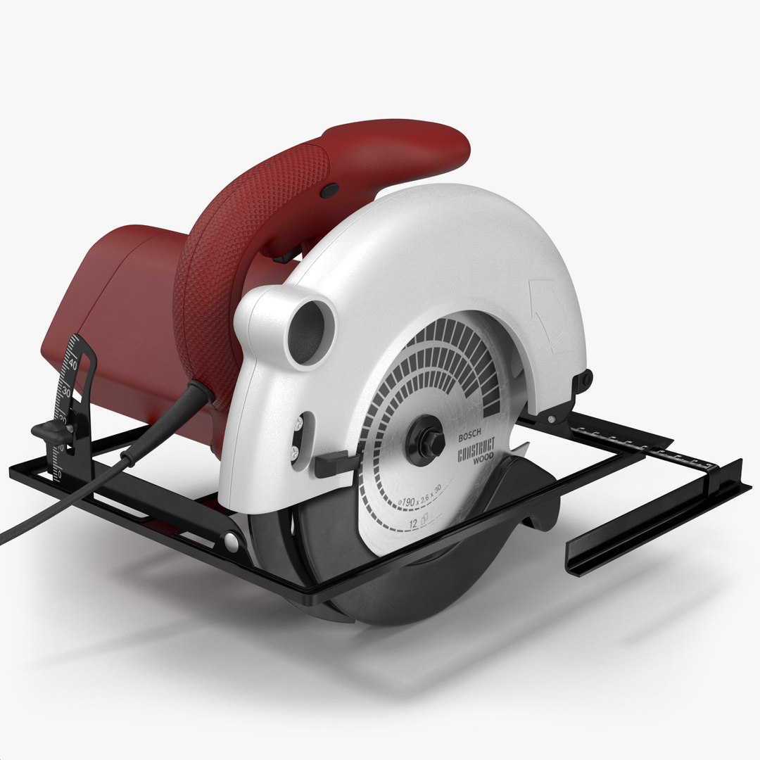 Circular Saw 3D model preview