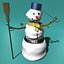 Schneemann und Snowgirl
