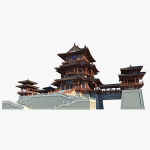 3D Chinese Building 27
