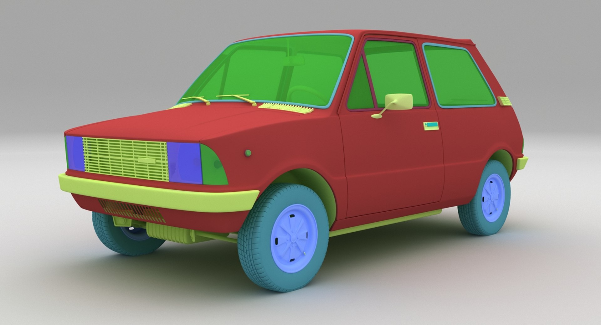 3D Innocenti Mini 90 - - TurboSquid 1295531