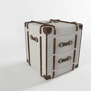 RH Richards Trunk 2-Drawers Cube model