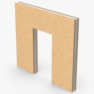 Plywood Door Facade model