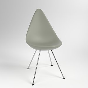 interior fritzhansen drop plastic 3D