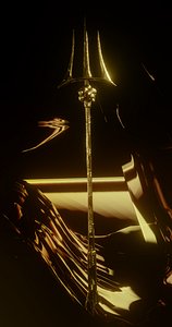 Shining Gold Trident