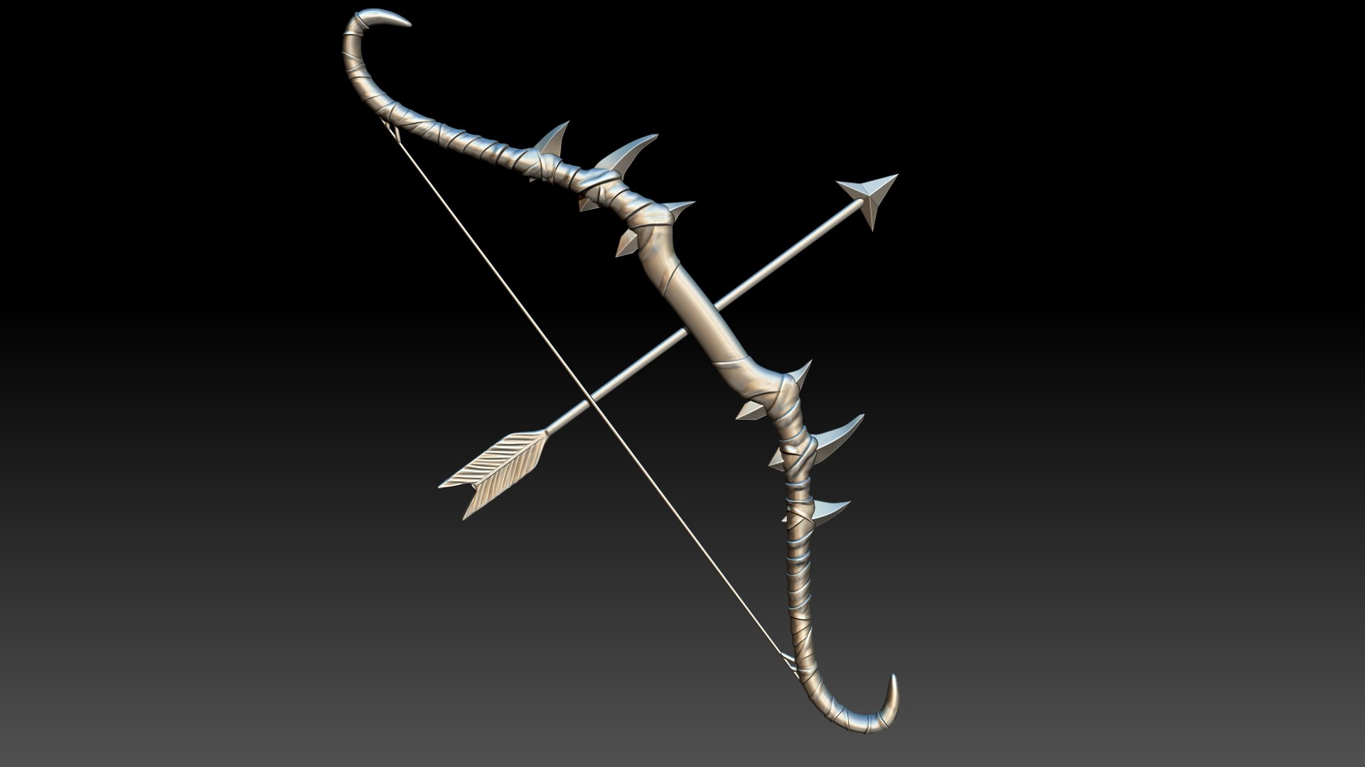 BOW AND ARROW TRIBAL WARRIOR 3D Print Model Model - TurboSquid 2155199
