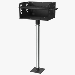 3D Steel Charcoal Park Grill model