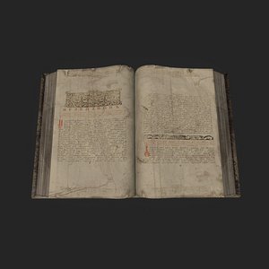 Old Opened Book