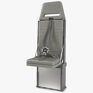 Aircraft Boeing Crew Seat Gray