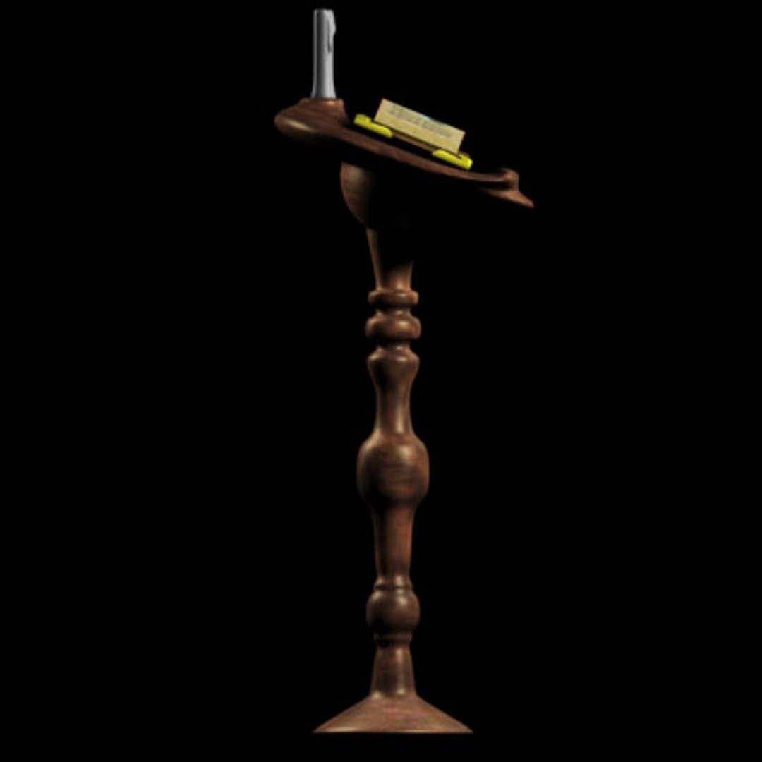 magic book stand candle 3d max