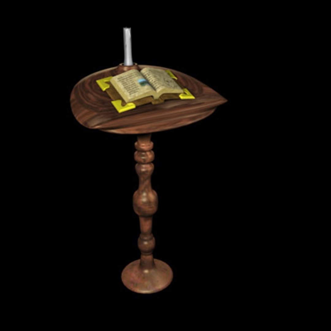 magic book stand candle 3d max