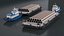 Push Boat Ship with Pontoon Barge and Subsea Pile 3D