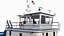 Push Boat Ship with Pontoon Barge and Subsea Pile 3D