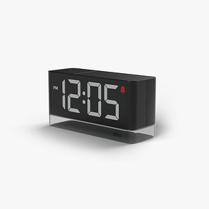 3D BC27 BRAUN LED DIGITAL ALARM CLOCK model
