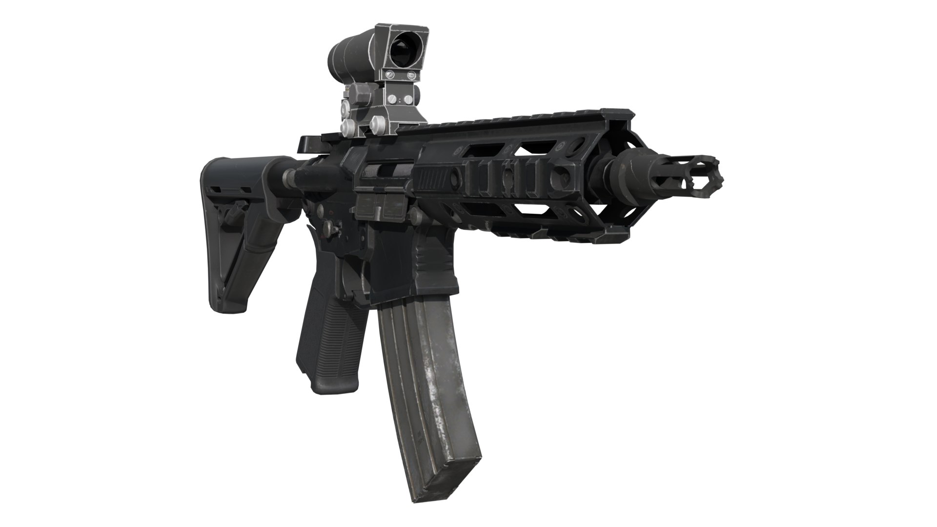 3D AR-15 Assault Rifle M4 Carbine R4 - TurboSquid 2192522