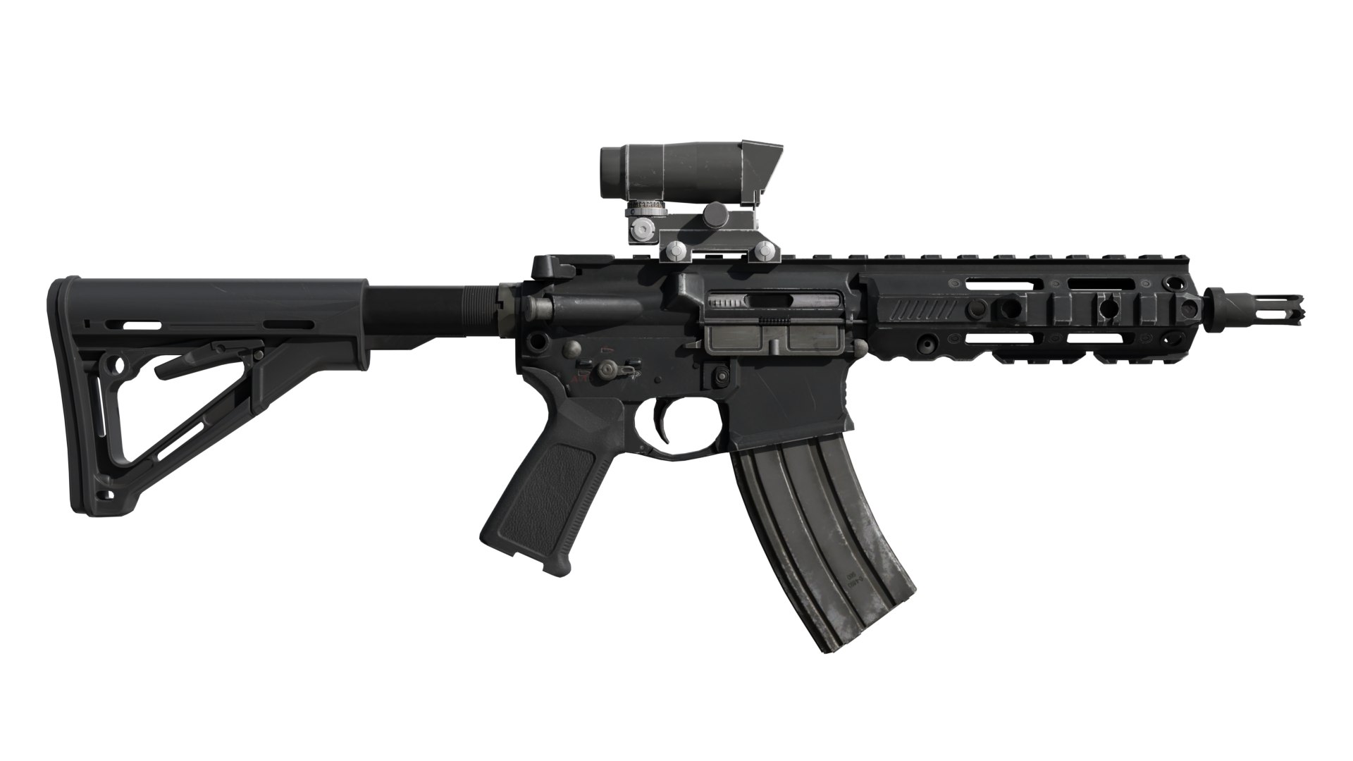3D AR-15 Assault Rifle M4 Carbine R4 - TurboSquid 2192522