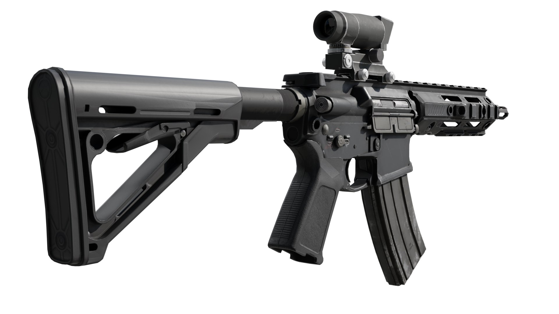 3D AR-15 Assault Rifle M4 Carbine R4 - TurboSquid 2192522