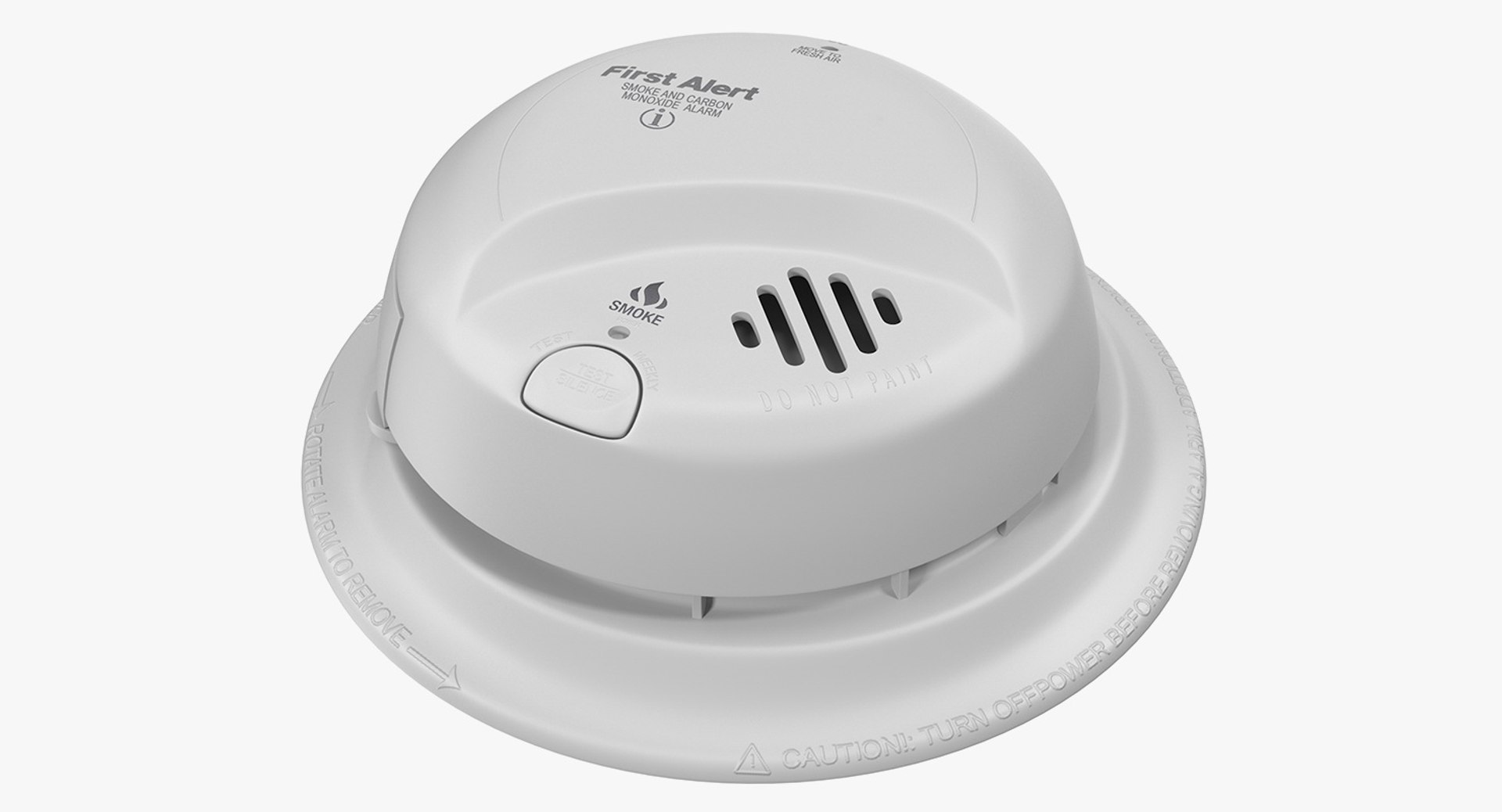 Smoke Detector First Alert BRK 3D model preview