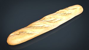 3D loaf bread