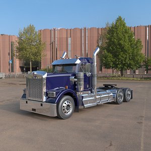 Kenworth W900 Day Cab (2018) Semi Truck