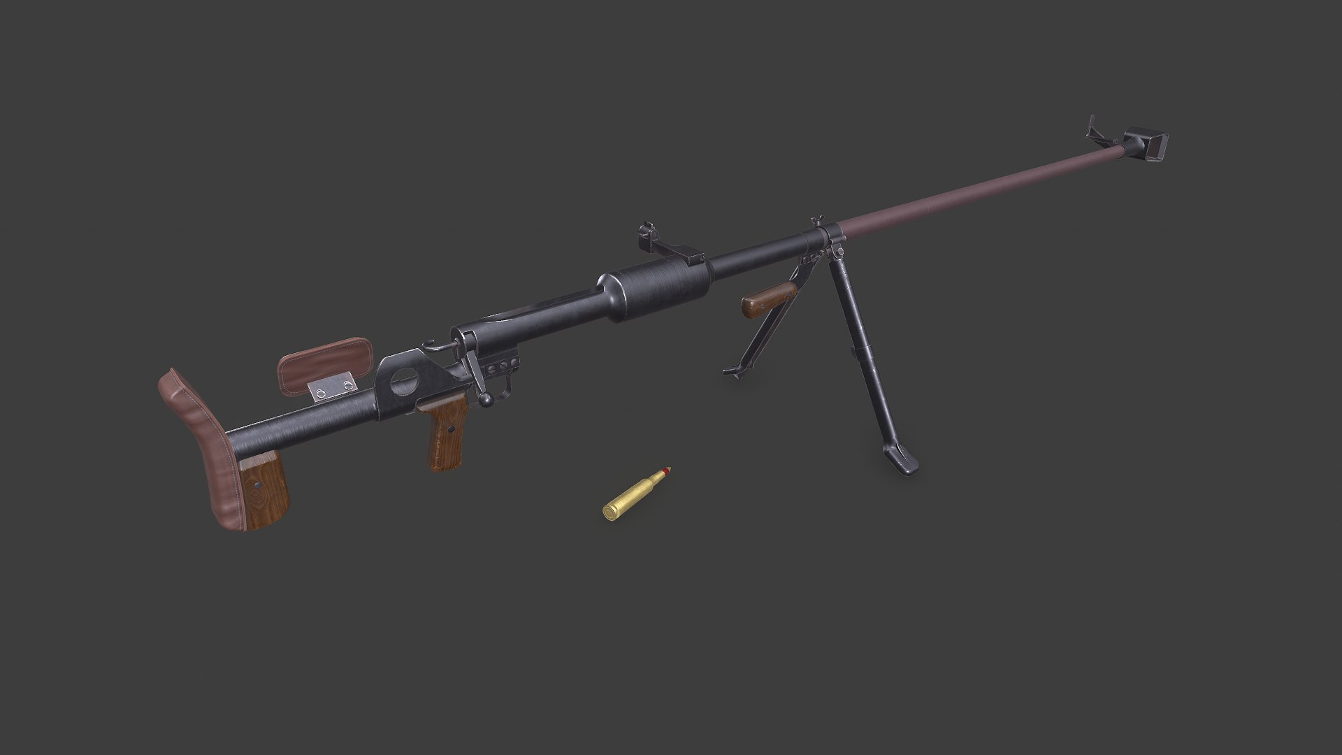 3D Anti Tank Rifle Collection Low-poly PBR - TurboSquid 2390939