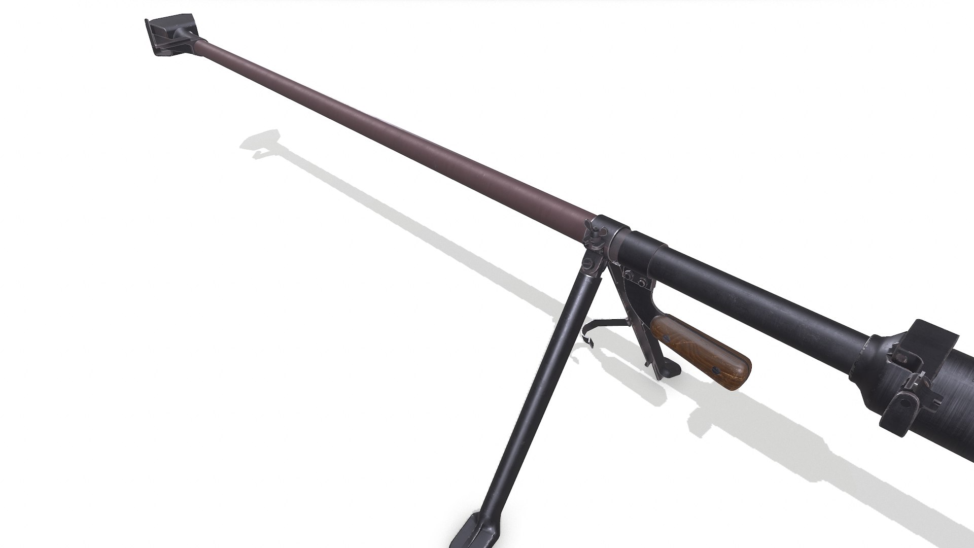 PTDR 41 Anti Tank Rifle Low-poly PBR 3D Model - TurboSquid 2342385