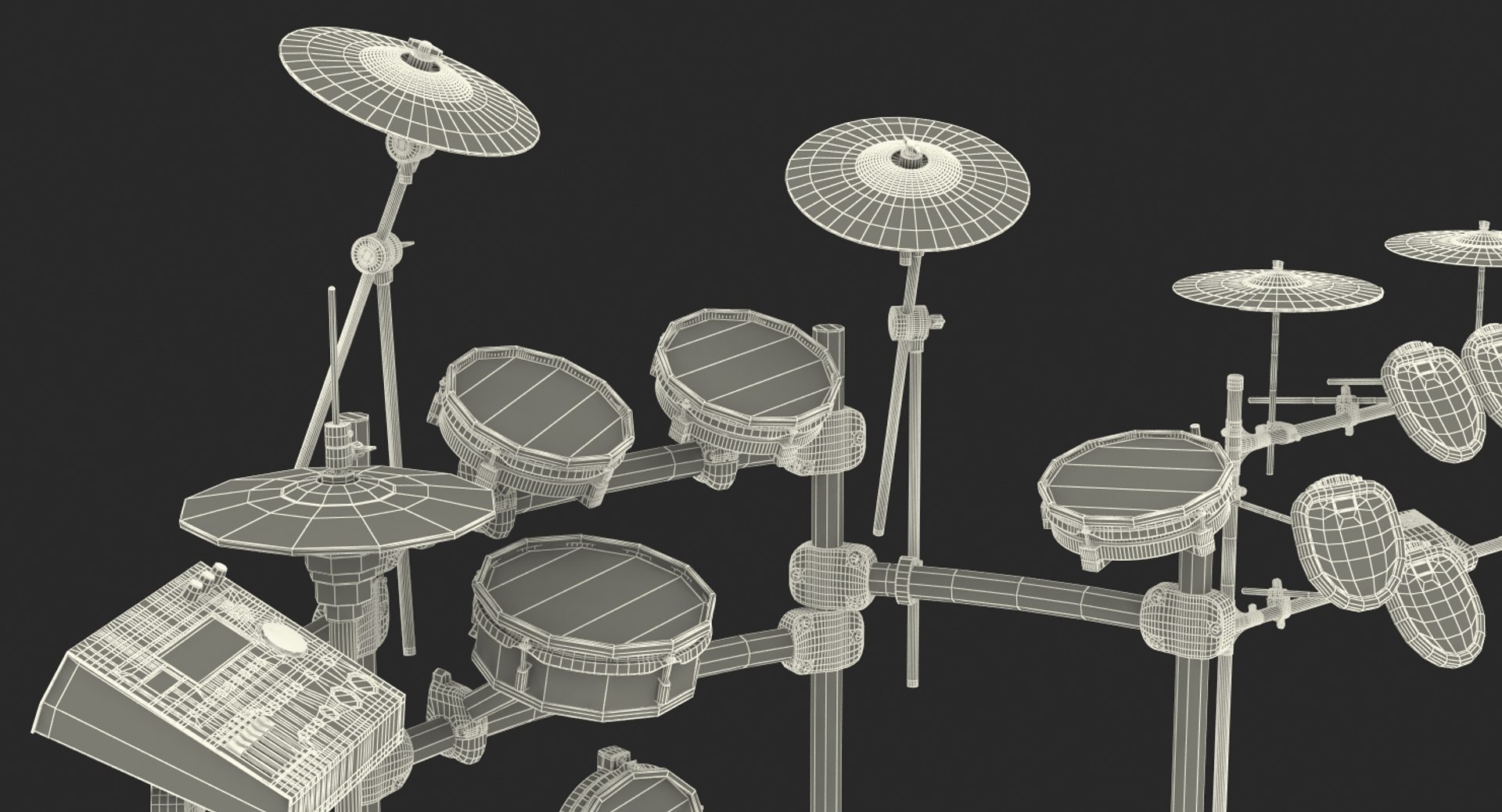 Electric drum kits 3D model - TurboSquid 1165169