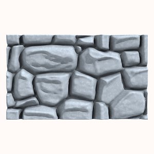 3D Stone Wall 203