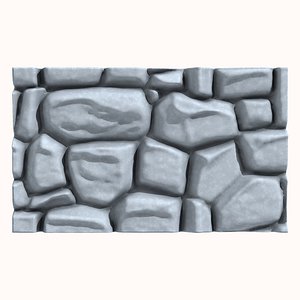 Natural Rock Face Barrier Asset