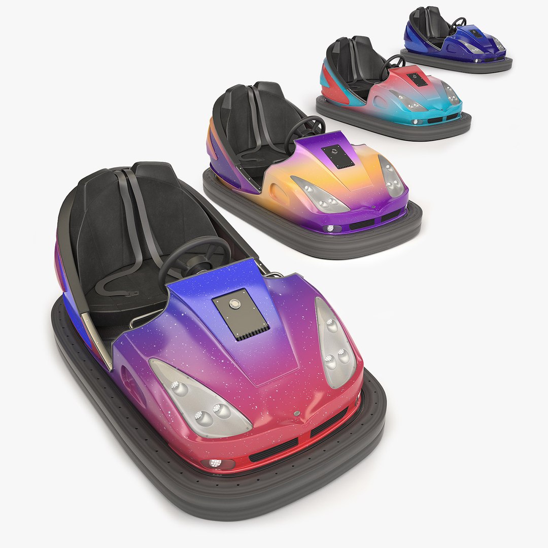 Dodgem Cars 3D Model - TurboSquid 1228537