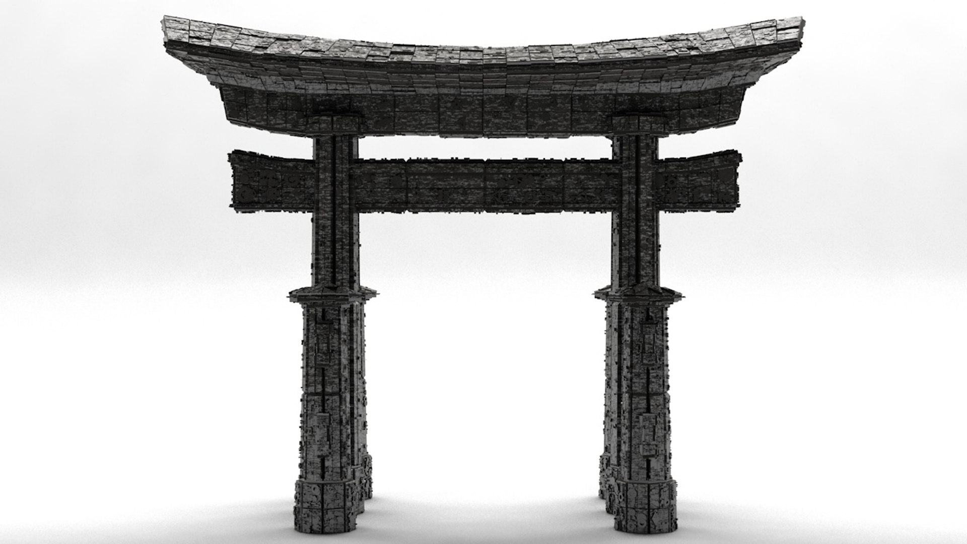 3D - Sci-fi Shapes Torii Model - TurboSquid 1413081