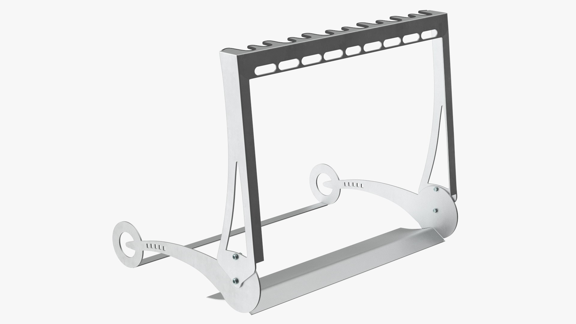 Scooter Parking Rack 3D model preview