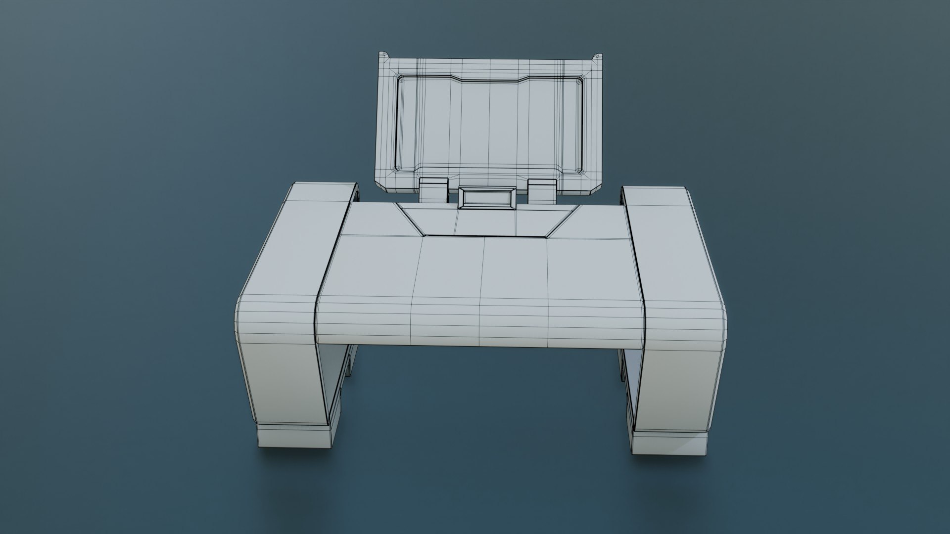 Sci-Fi Workspace - Low Poly - PBR - Game Ready 3D - TurboSquid 2279995