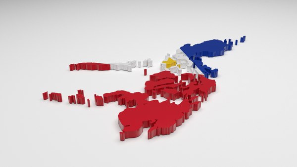 3d philippines flag model