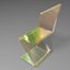 3d model zig-zag chair