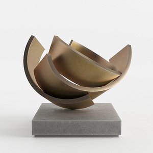 Modern Decorative Abstract Copper Art Sculpture 16