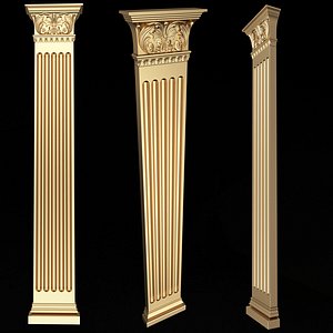 3D Column Capital 05