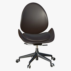 Office chair Leather Modern 3D model