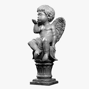 3D print ready sculpture angel