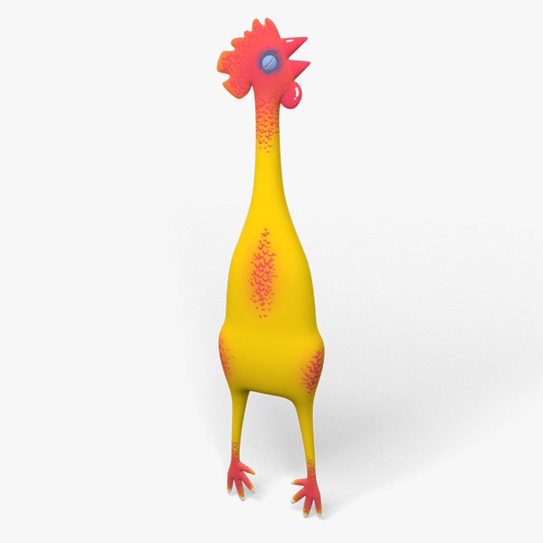 Brinquedo de galinha de borracha gritando Modelo 3D - TurboSquid 2071072